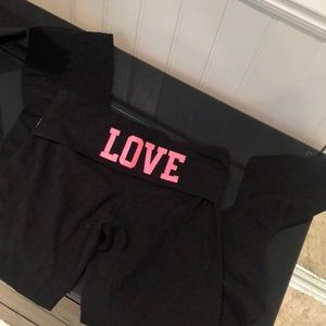 VICTORIA SECRET PINK flared yoga pants
